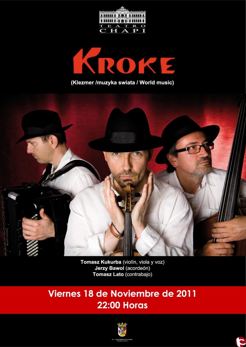 La música klezmer llega al Teatro Chapí de la mano KROKE.