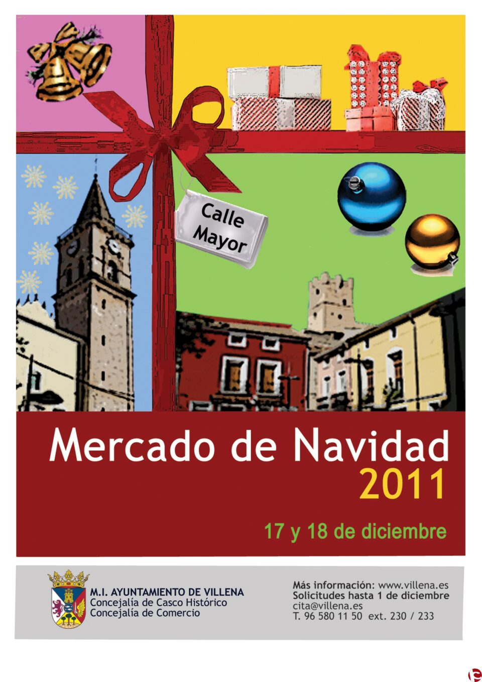 Los próximos días 17 y 18 de diciembre se llevará a cabo una nueva edición del Mercado de Navidad