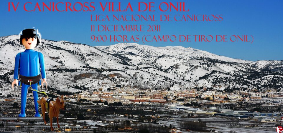 Prueba deportiva que se va a celebrar en Onil el próximo 11 de Diciembre