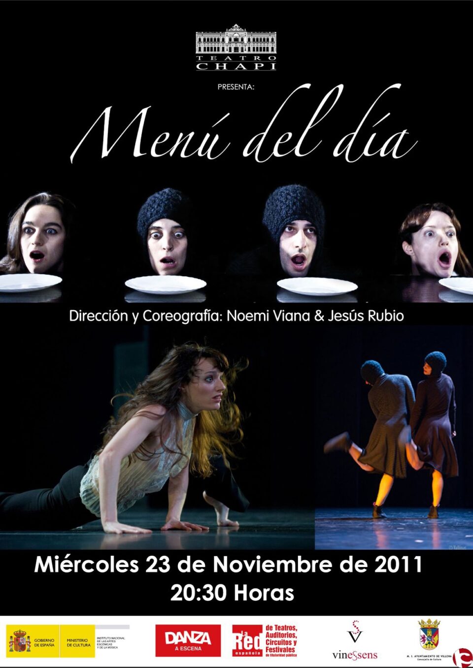 DANZA a ESCENA vuelve al Chapí con MENÚ DEL DÍA