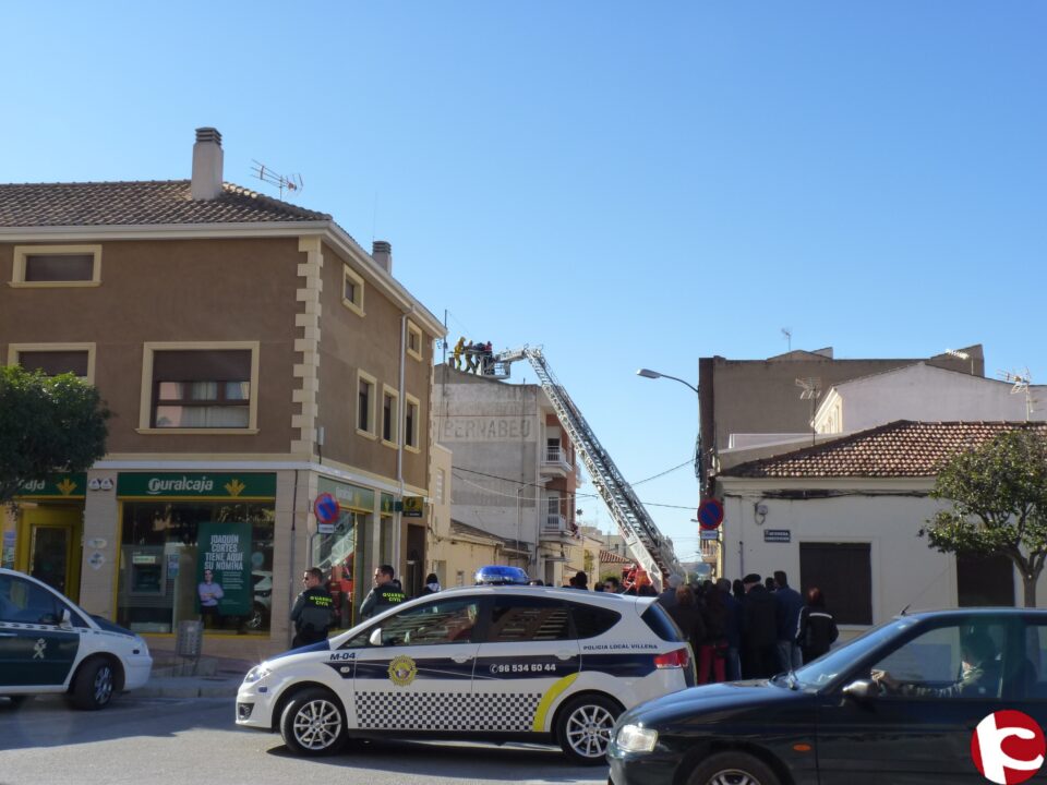 Aparatoso accidente de un trabajador