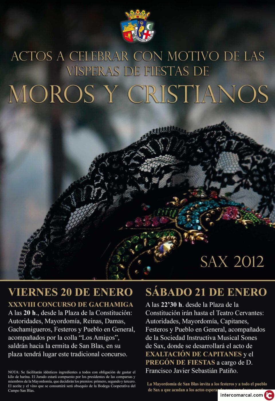 Fiestas de Moros y Cristianos en Honor a San Blas 2012