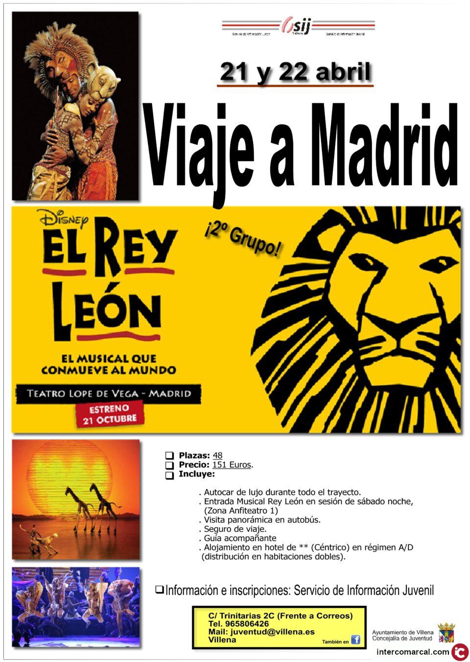 Nota informativa (SIJ) "El rey león"