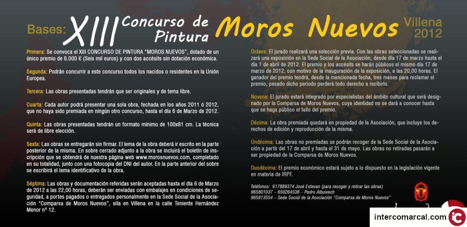 La Comparsa de Moros Nuevos convoca el concurso de pintura "Moros Nuevos"