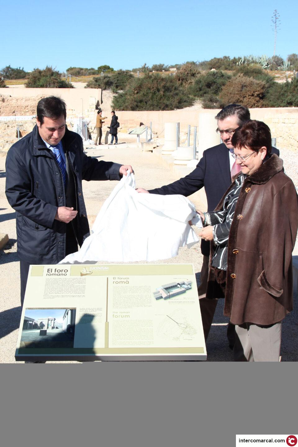 La Diputación de Alicante amplia el área expositiva de la ciudad romana de Lucentum