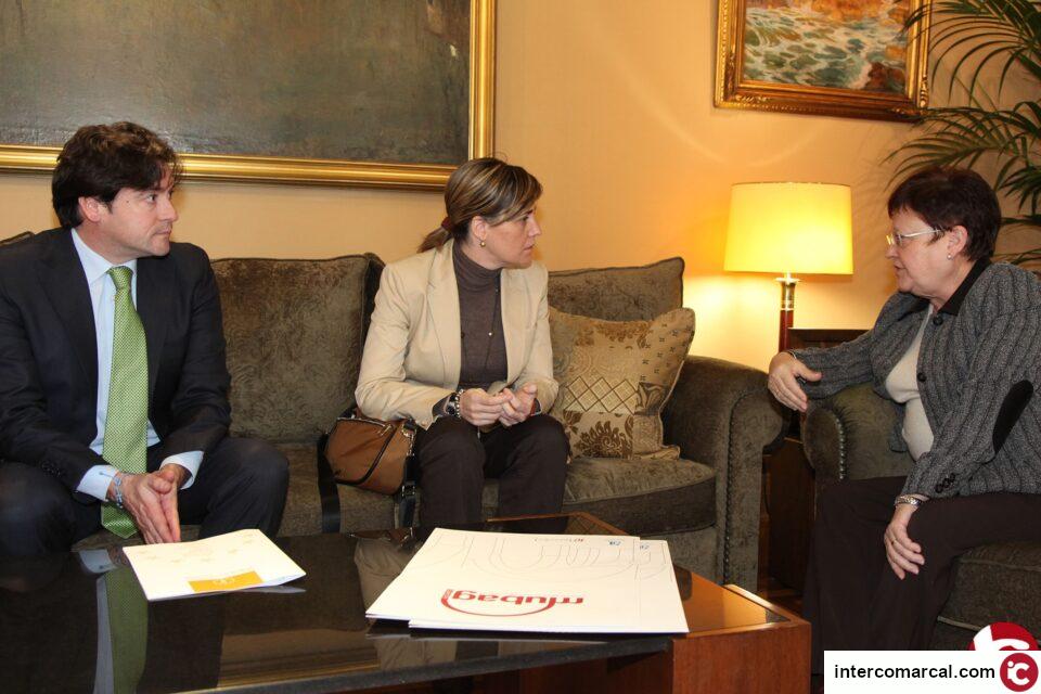 La presidenta de la Diputación de Alicante Luisa Pastor ha recibido esta mañana en el Palacio Provincial a la presidenta de la Federación Valenciana de Municipios y Provincias