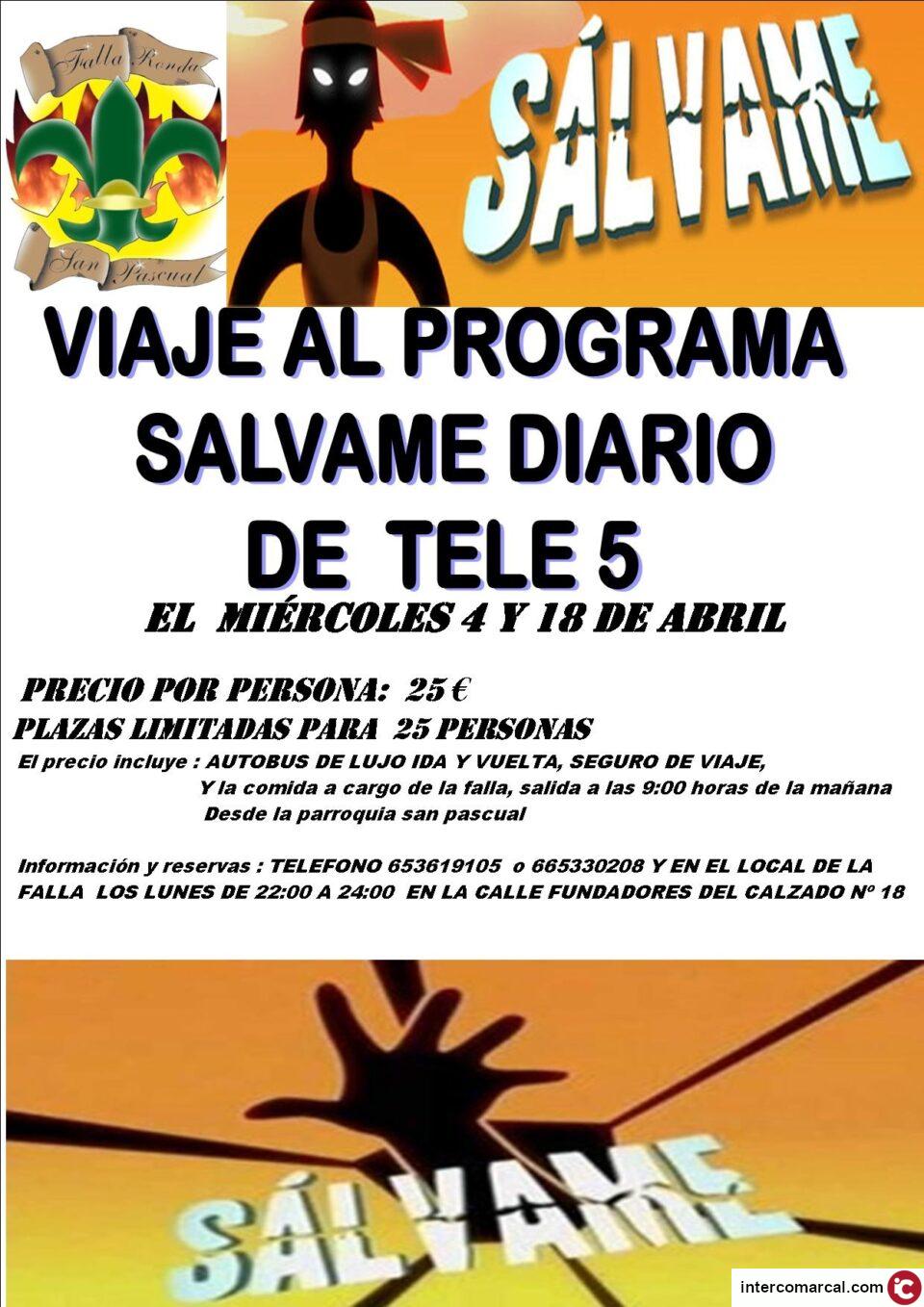 Viaje "salvame" falla ronda san pascual