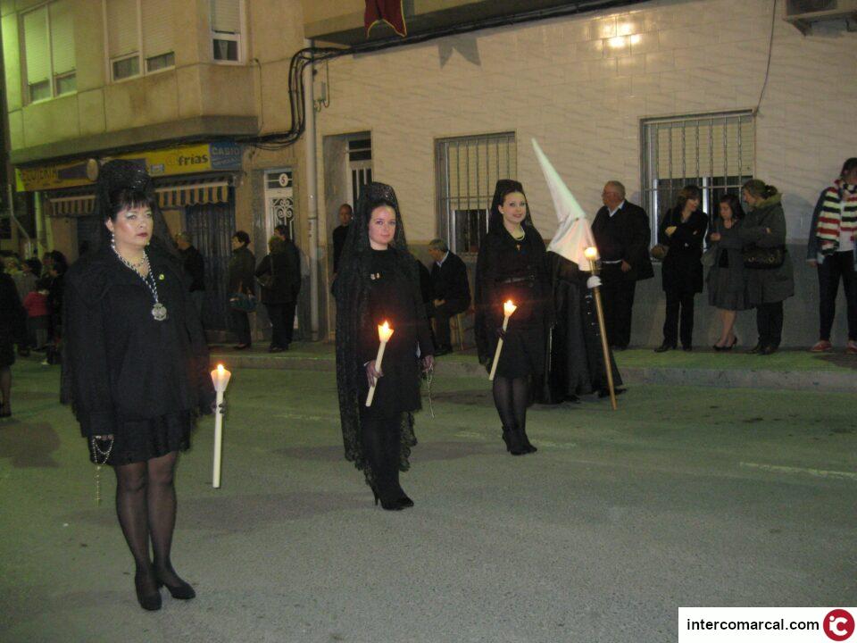 LA FALLERA MAYOR DE ELDA EN LA SEMANA SANTA