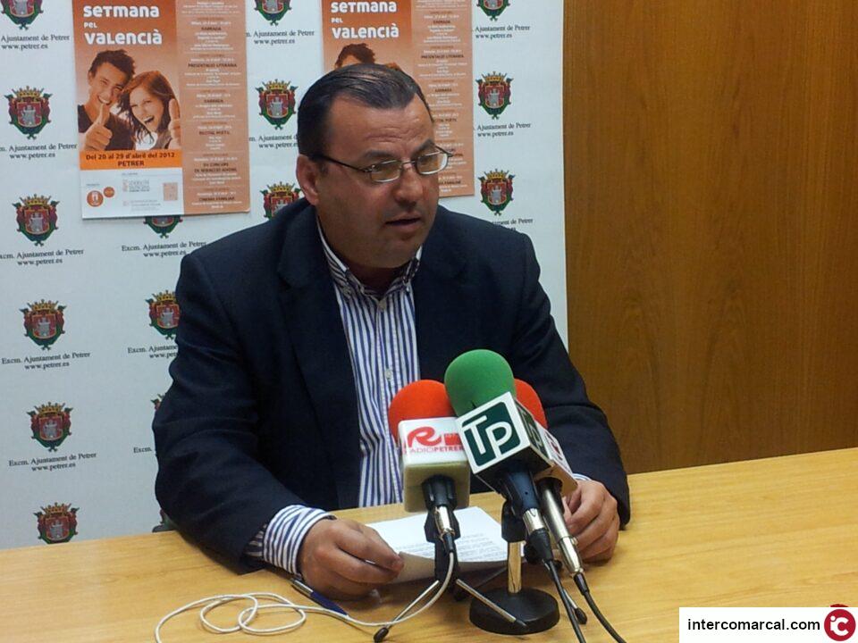 Petrer acoge del 20 al 29 de abril la "V Setmana pel Valencià"