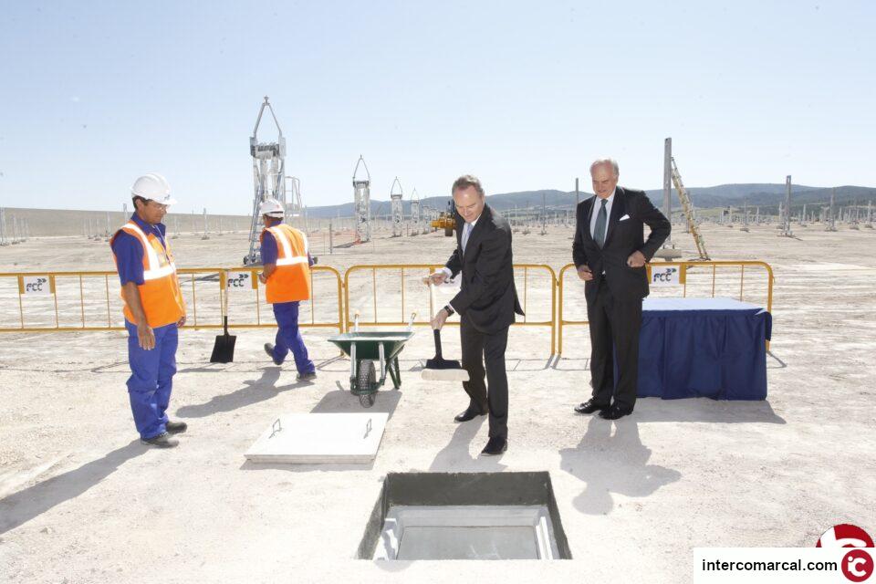 La futura planta termosolar de Villena producirá energía para 40.000 hogares. Alberto Fabra