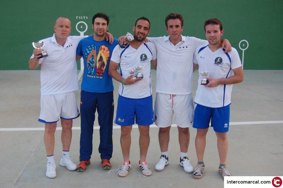 Entrega de trofeos V Liga Local de Frontenis
