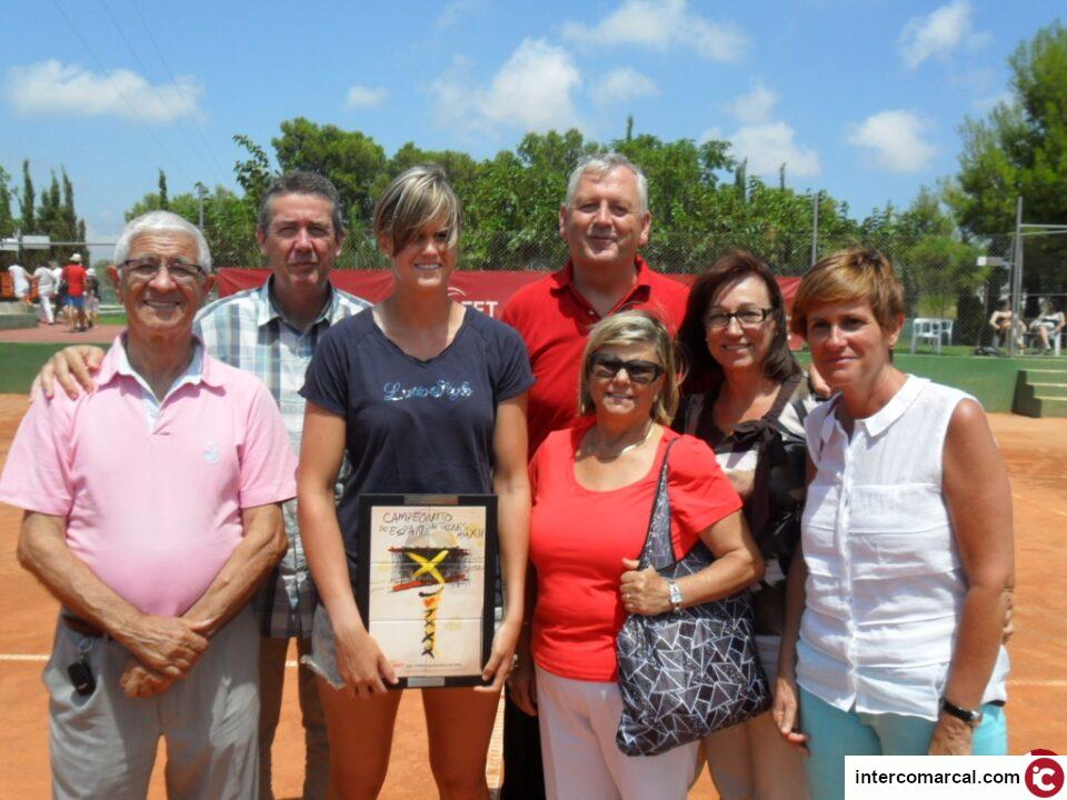 Tita Torró nueva campeona de España absoluta de tenis femenino.