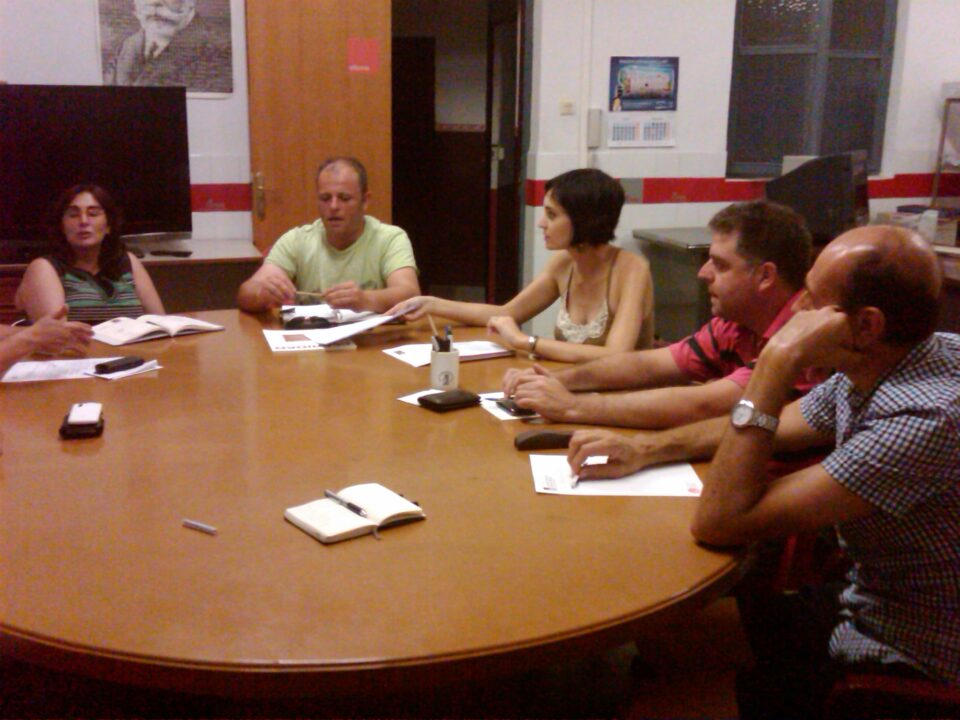 PSOE: LA EJECUTIVA COMARCAL DEL PSOE MANTIENE UN PRIMER ENCUENTRO EN VILLENA.