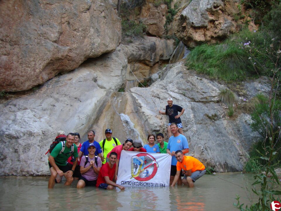 Fin de semana pasado por Agua para el Centro Excursionista de Villena