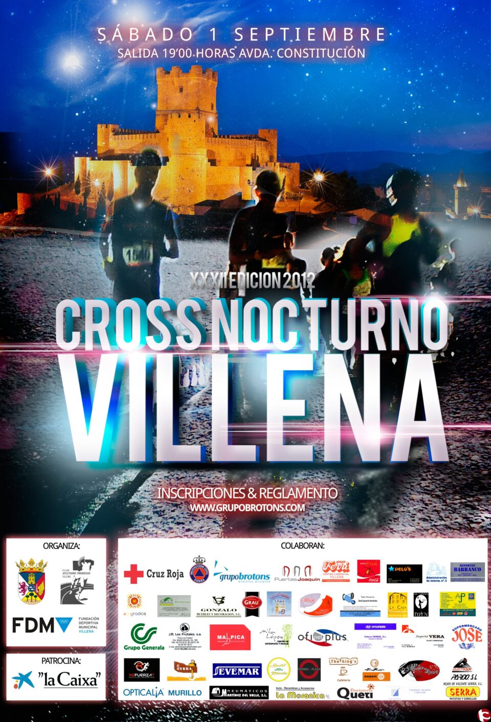 Todo preparado para el XXXII Cross Nocturno Ciudad de Villena