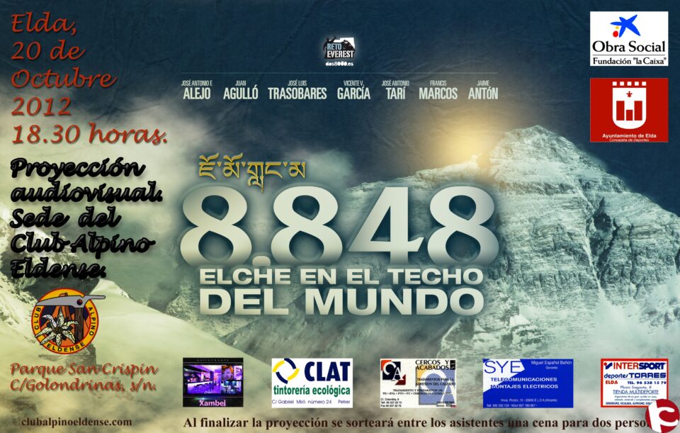 RETO EVEREST SE PROYECTARA EN EL CLUB ALPINO ELDENSE