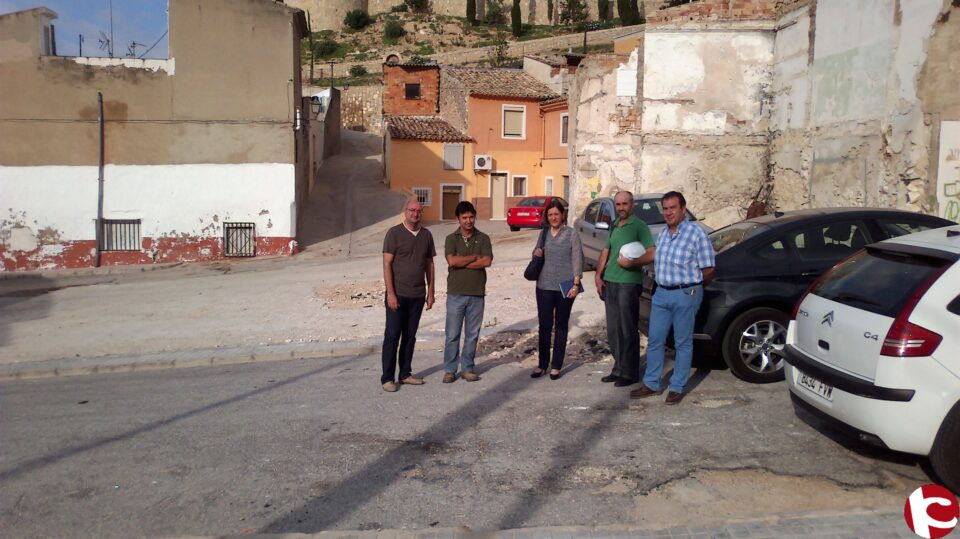 Firma del Acta de replanteo de la obra de la Plaza Colache