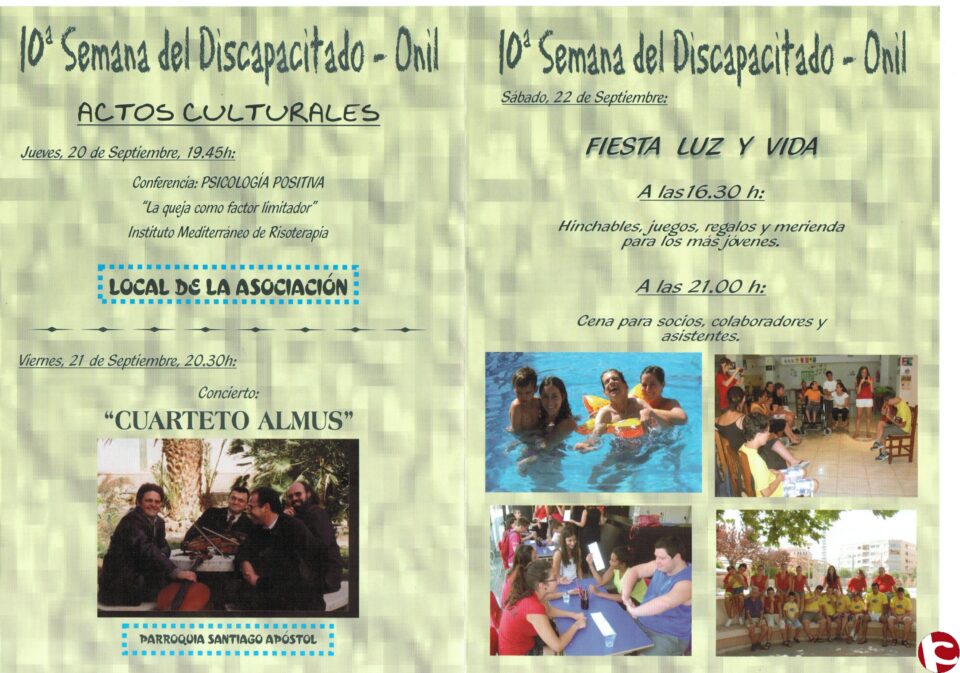 10ª SEMANA DEL DISCAPACITADO