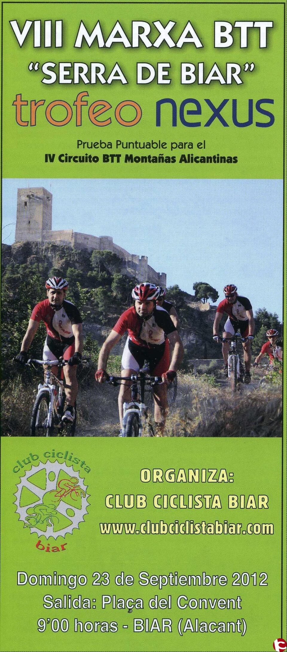 VIII Marxa BTT "Serra de Biar"