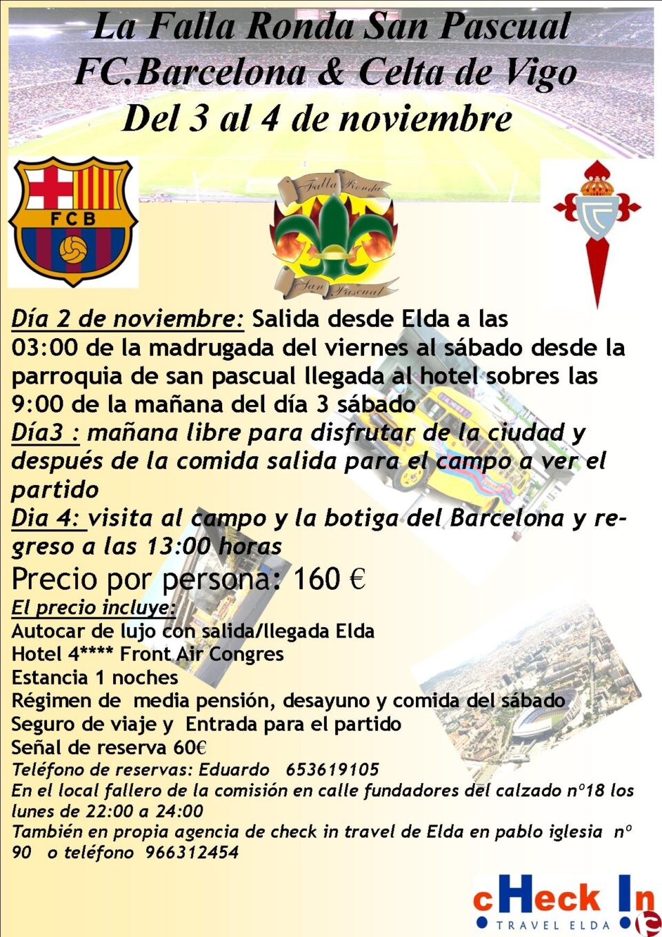 Próximas actividades Falla Ronda San Pascual