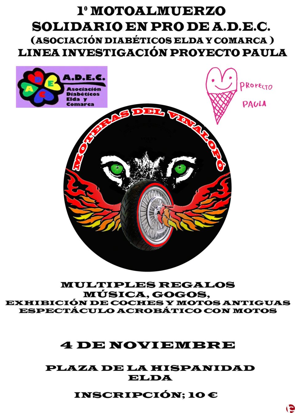 PROGRAMACIÓN DEL DÍA MUNDIAL DE LA DIABETES EL PRÓXIMO 14 DE NOVIEMBRE