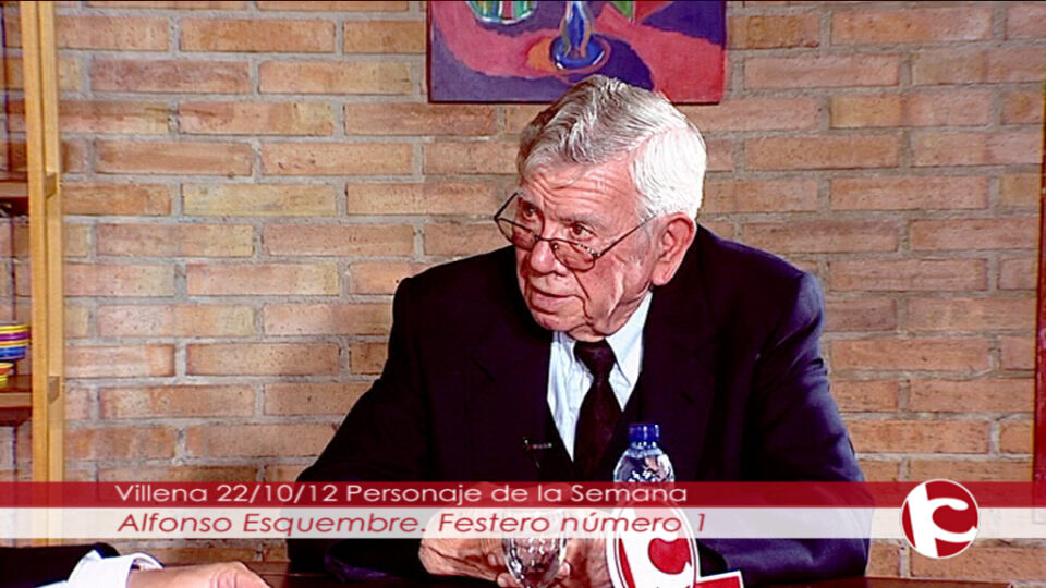 Nuevo programa semanal: El personaje de la Semana. Todos los lunes a las 23:00 horas. Entrevista a Alfonso Esquembre