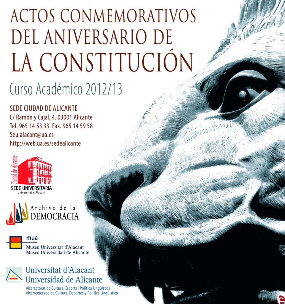 La Universidad de Alicante conmemora el aniversario de la Constitución Española