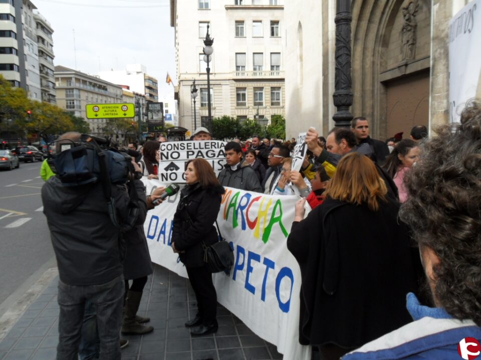 DECLARACIONES SOBRE LA LLEGADA A VALENCIA DE LA MARCHA DE LA DISCAPACIDAD