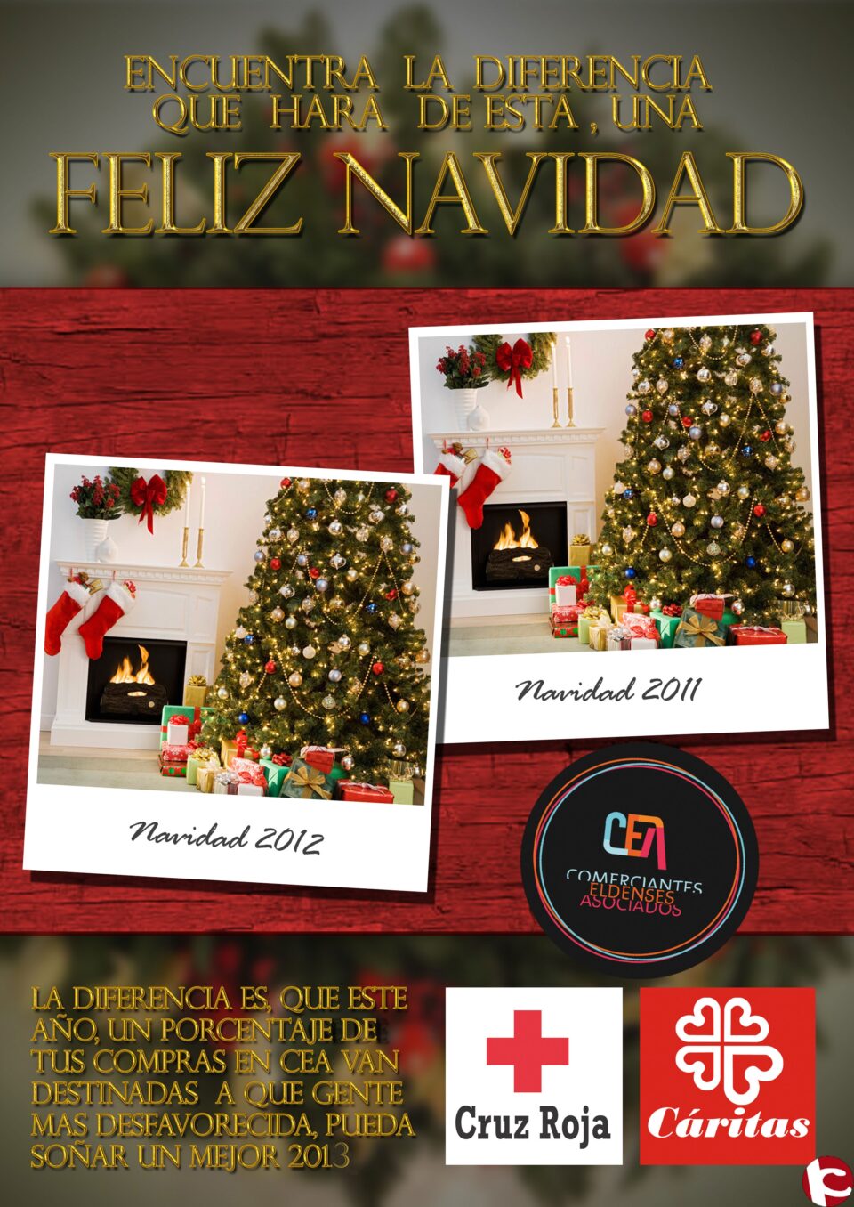 La colla de los Realistas va a realizar un pasacalles por las calles comerciales de Elda y ha solicitado a CEA su colaboración para recogida de Alimentos para la Cruz Roja