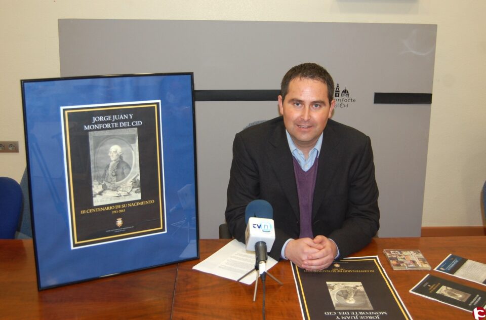 Monforte homenajeará en 2013 a su ilustre paisano Jorge Juan