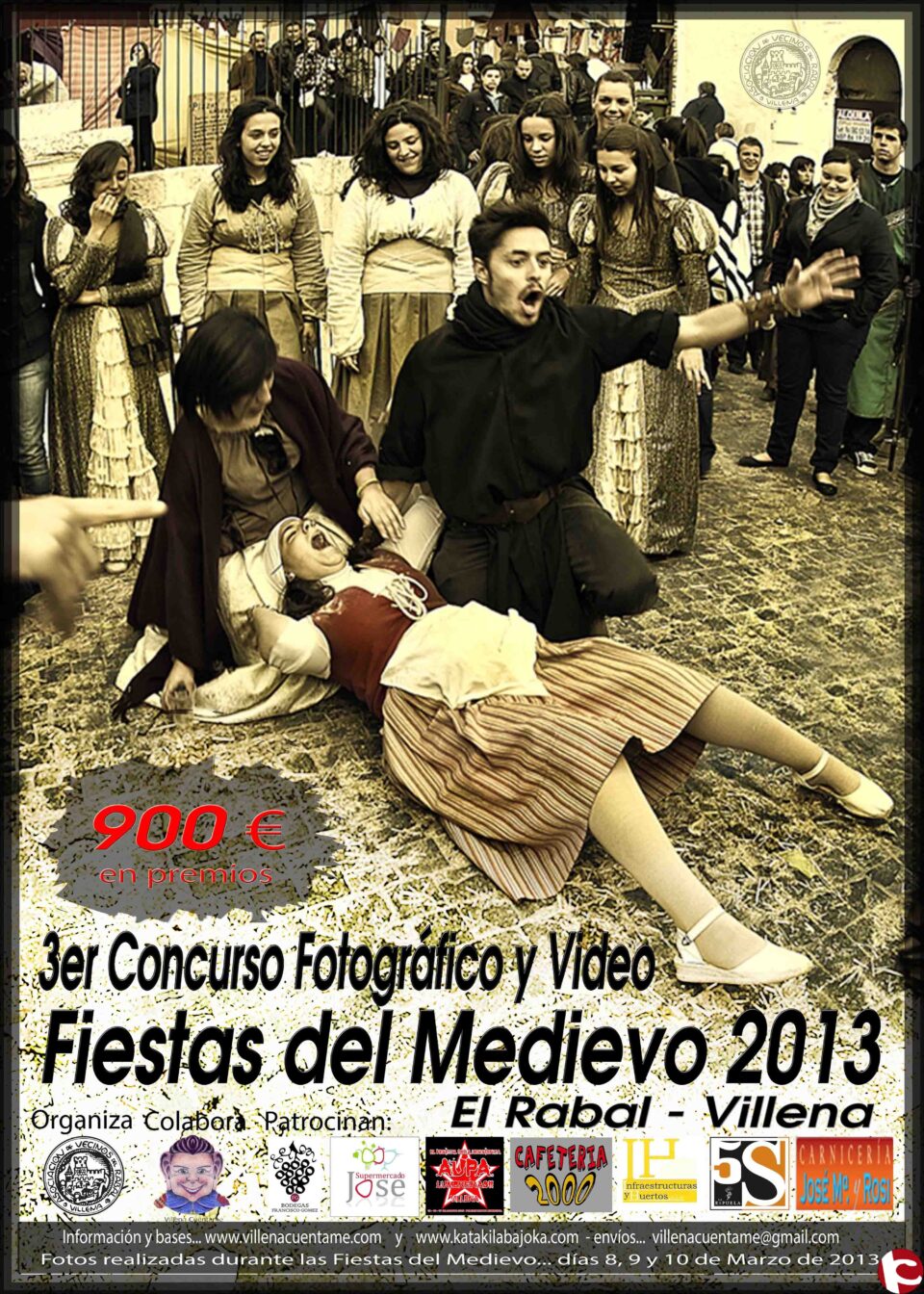 3er CONCURSO FOTOGRÁFICO y VIDEO FIESTAS DEL MEDIEVO DEL RABAL VILLENA 2013