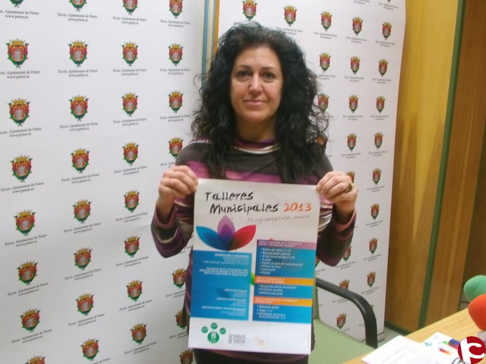 Se presentan los talleres municipales 2013 de Petrer