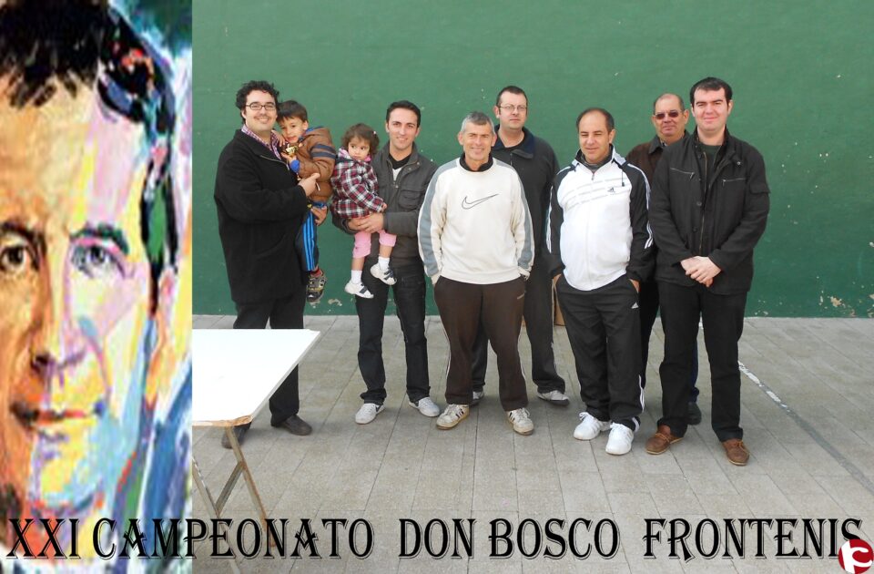 XXI CAMPEONATO DE FRONTENIS DON BOSCO PATROCINADO POR LOS ANTIGUOS ALUMNOS SALESIANOS DE VILLENA