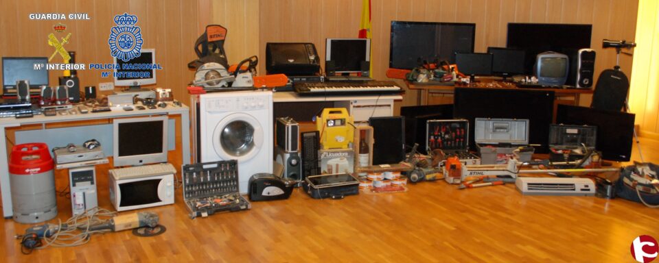 Desarticulado un grupo organizado dedicado a cometer robos con fuerza en viviendas y locales comerciales