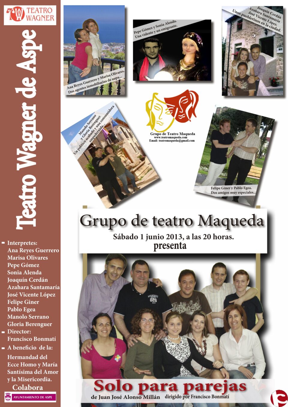 GRUPO DE TEATRO MAQUEDA (ASPE) / SÓLO PARA PAREJAS