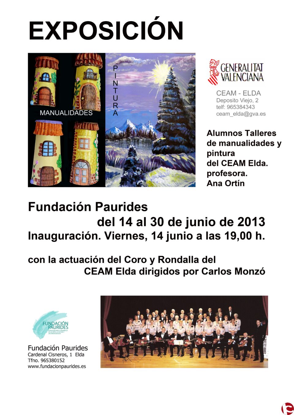 Actividades Fundación Paurides junio 2013