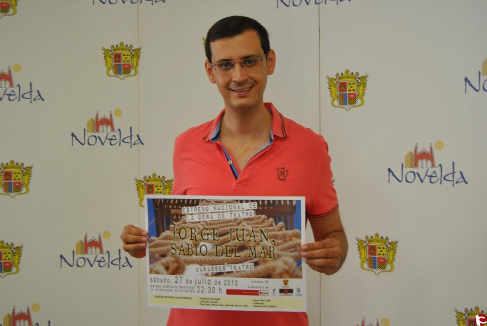 El grupo Carasses dará vida a Jorge Juan con un montaje teatral sobre el marino y científico que se estrenará a nivel nacional en Novelda el próximo día 27
