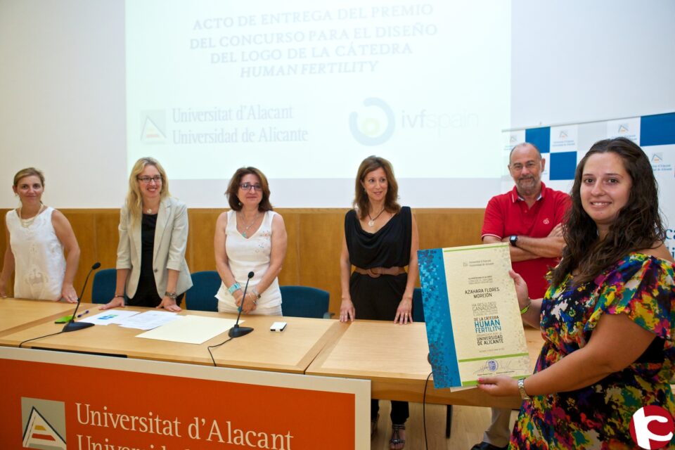 Una estudiante de la UA gana el concurso de logos de la Cátedra Human Fertility