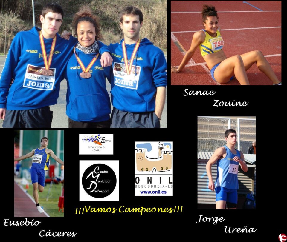 Atletas del CE Colivenc (Onil) competirán este fin de semana en el XCIII Campeonato España Absoluto Atletismo