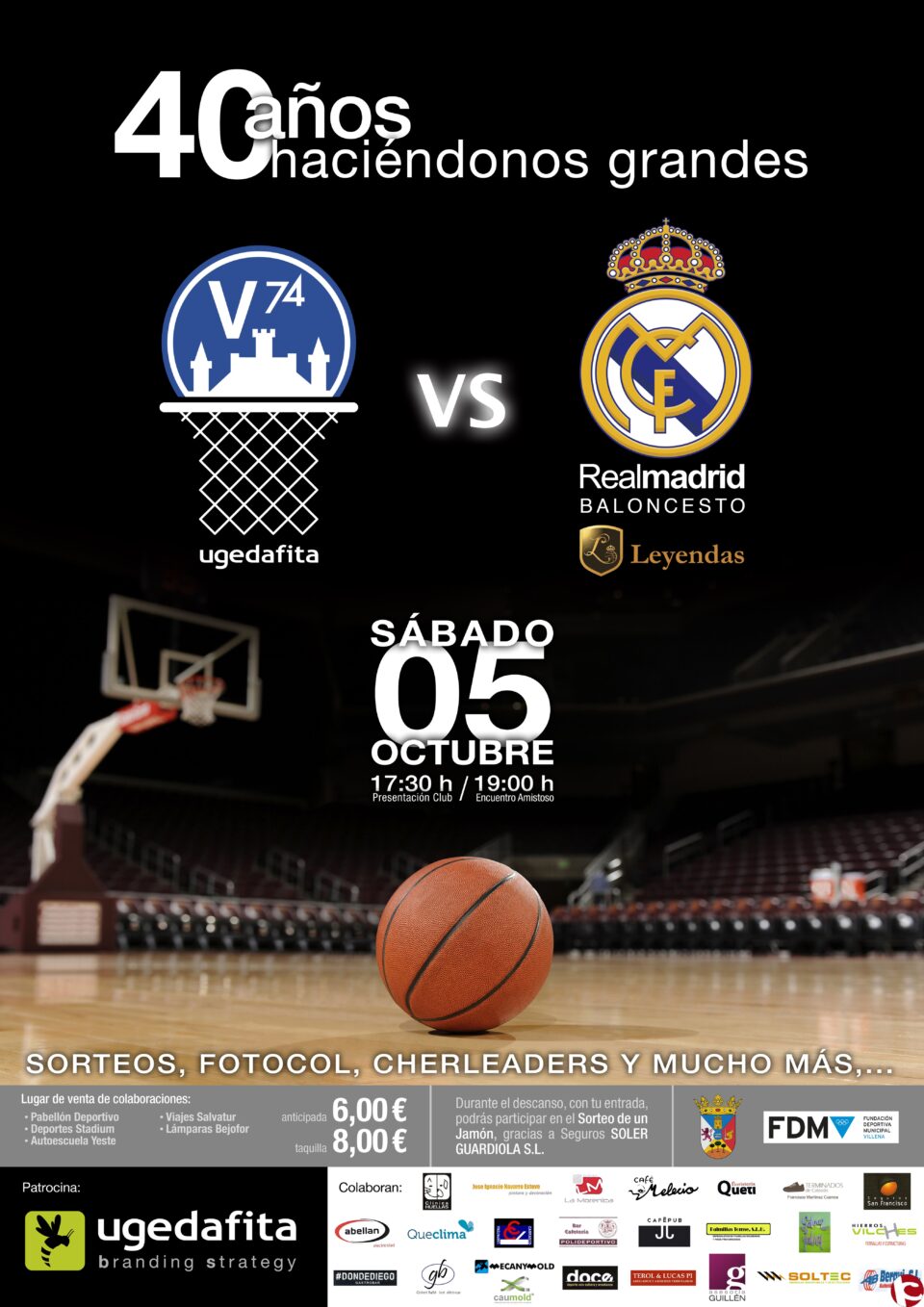 Presentación equipos club de baloncesto V-74
