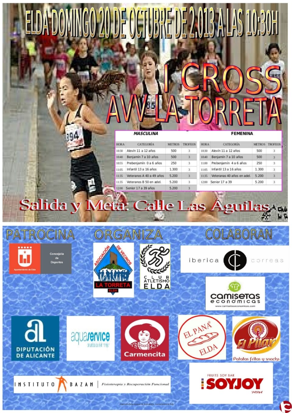 Este domingo tendrá lugar el I Cross A.VV La Torreta