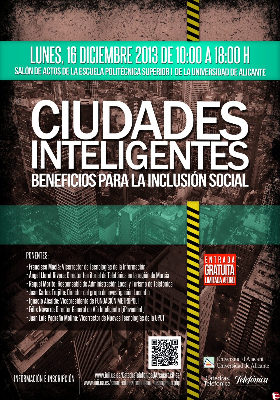 La UA apuesta por acciones que mejoren la inclusión social a través de los beneficios de las Ciudades Inteligentes