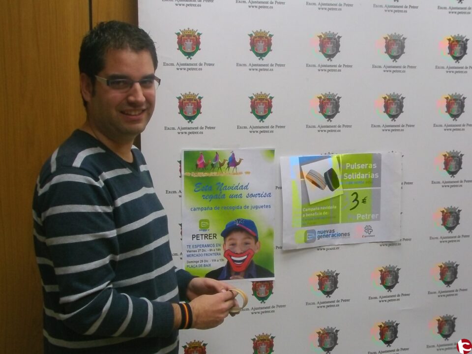 Nuevas Generaciones del PP de Petrer basa su campaña solidaria de Navidad en la recogida de juguetes y dinero para ONG´s