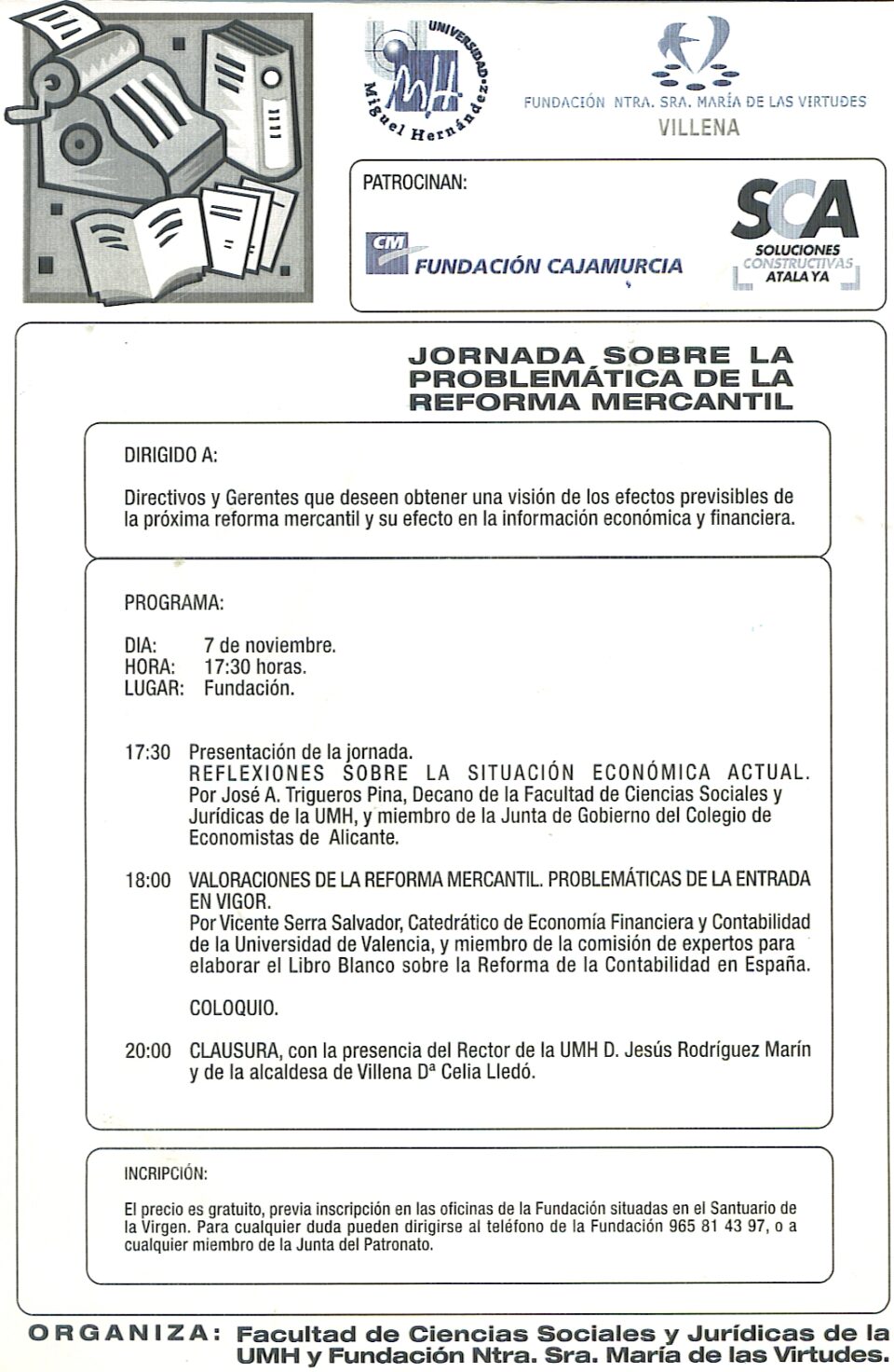Importante respuesta de empresarios y contables en la jornada sobre la reforma mercantil