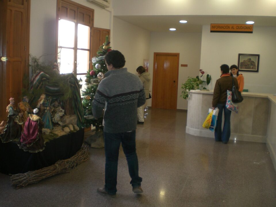 Decoración navideña en el Ayuntamiento
