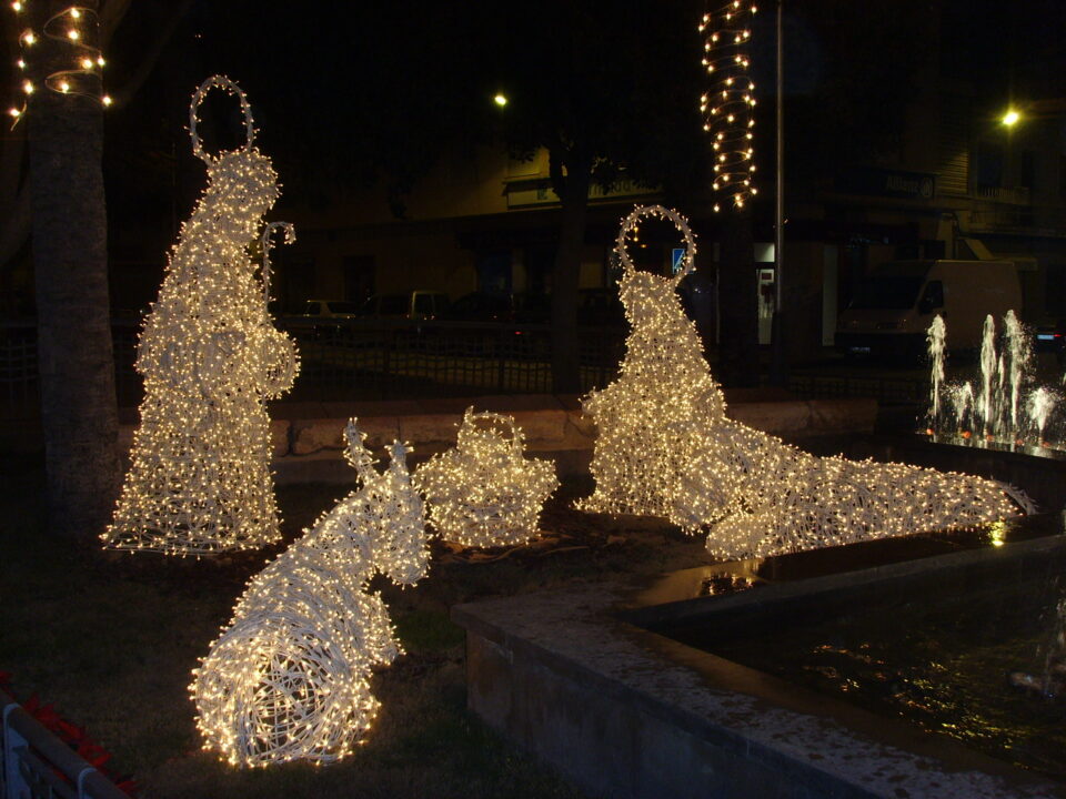 Se inaugura el nacimiento ubicado en la glorieta
