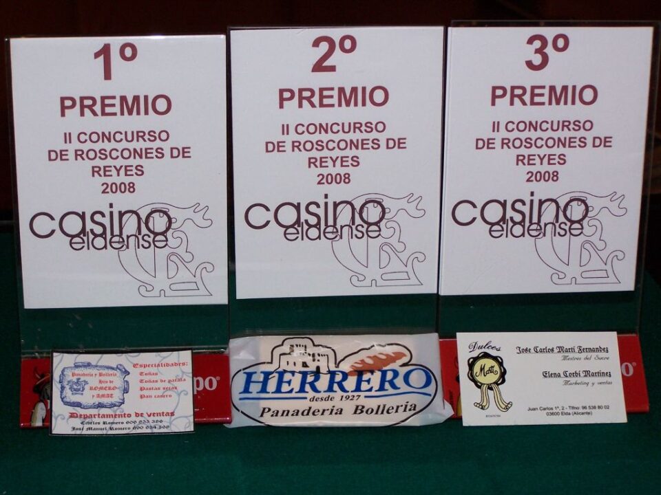 Romero y Amat de Petrer. Gana el II concurso de Roscones de Reyes