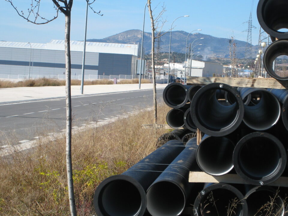 Conducción de transporte de agua potable que conectará con el Polígono Industrial de Ibi