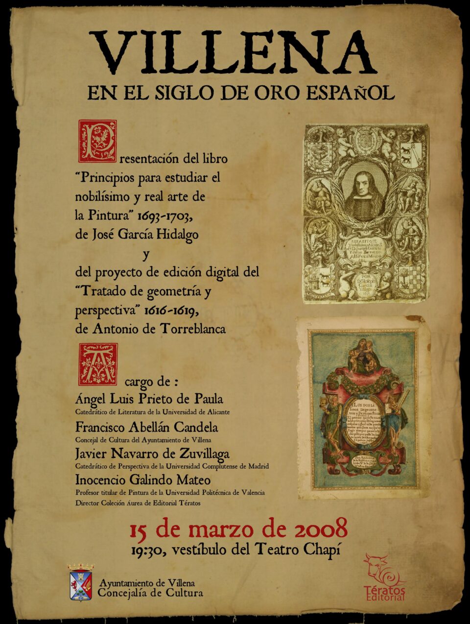 Libro Principios para estudiar el nobilísimo y real arte de la Pintura