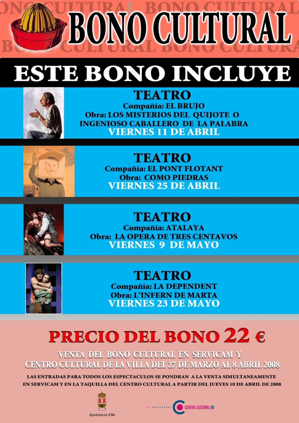 Programación Bono Cultural